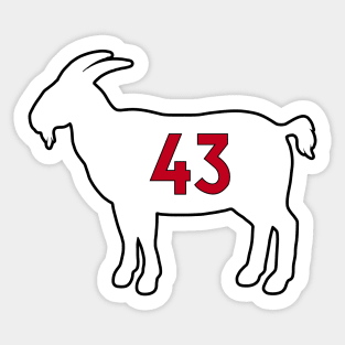 Pascal Siakam Toronto Goat Qiangy Sticker